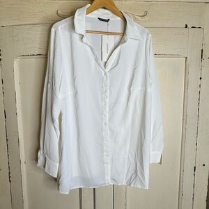 BloomChic Elegant White Blouse